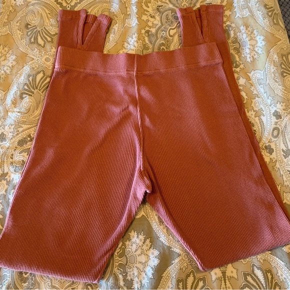 Free People Intimately Waffle Knit Lounge Pants/Small - Picture 4 of 10